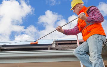 Woodcutts soft wash roof cleaning